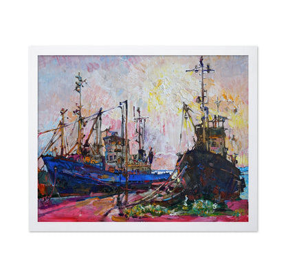 Harbor Fishing Boats