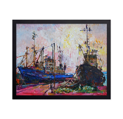 Harbor Fishing Boats