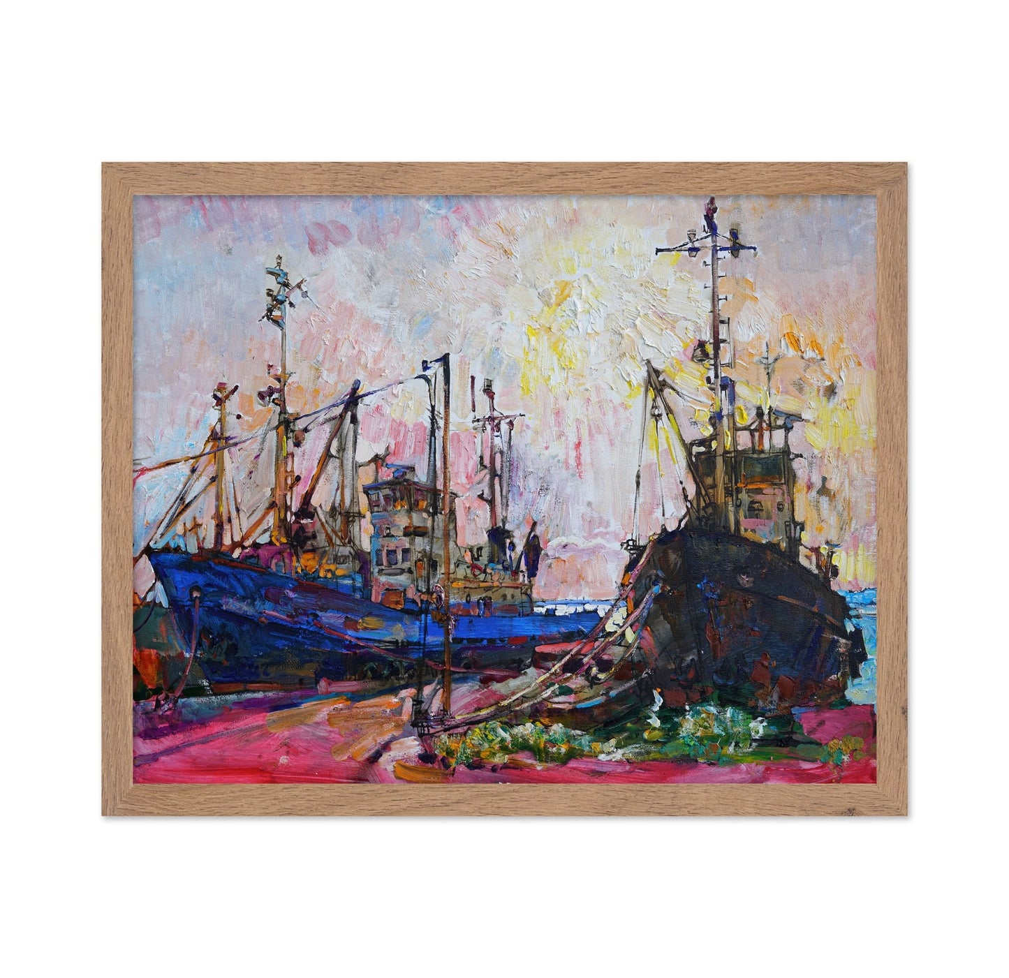 Harbor Fishing Boats