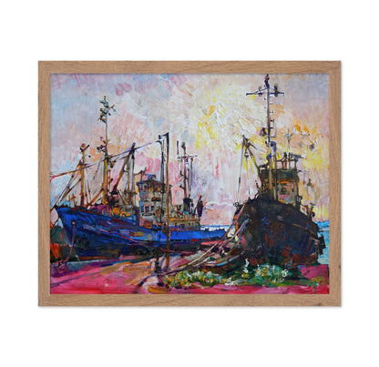 Harbor Fishing Boats