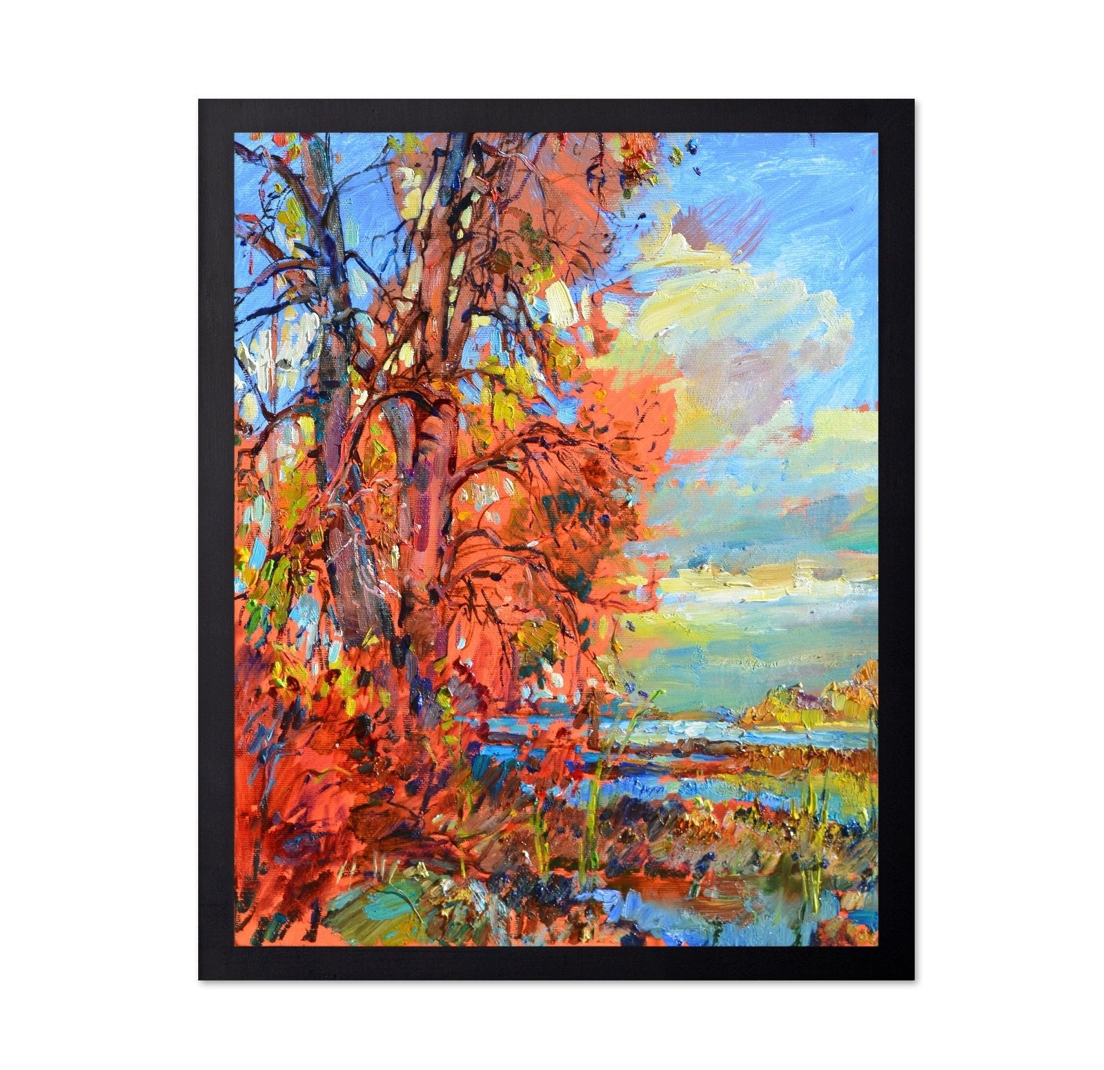 Crimson Tree Landscape
