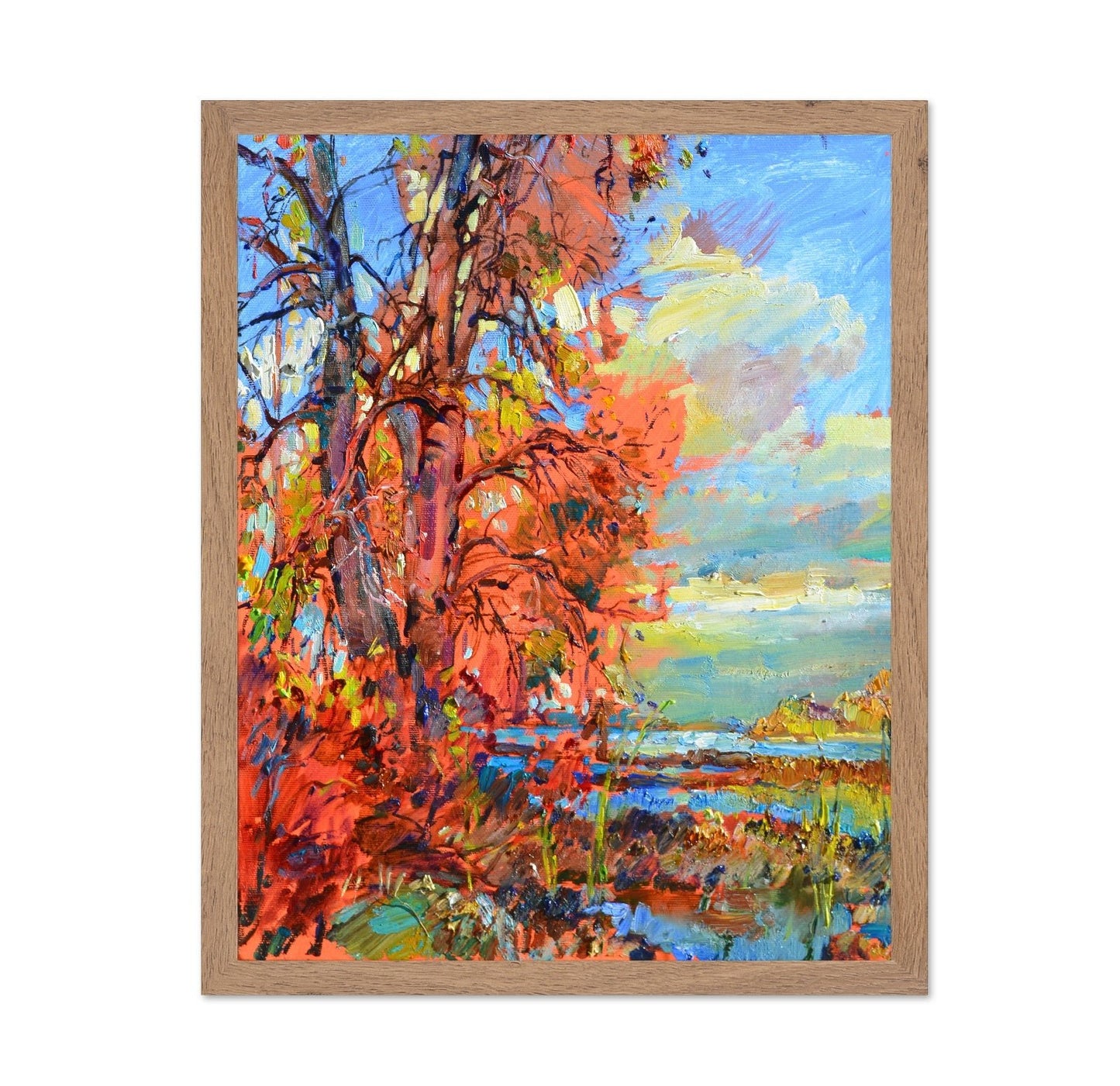 Crimson Tree Landscape