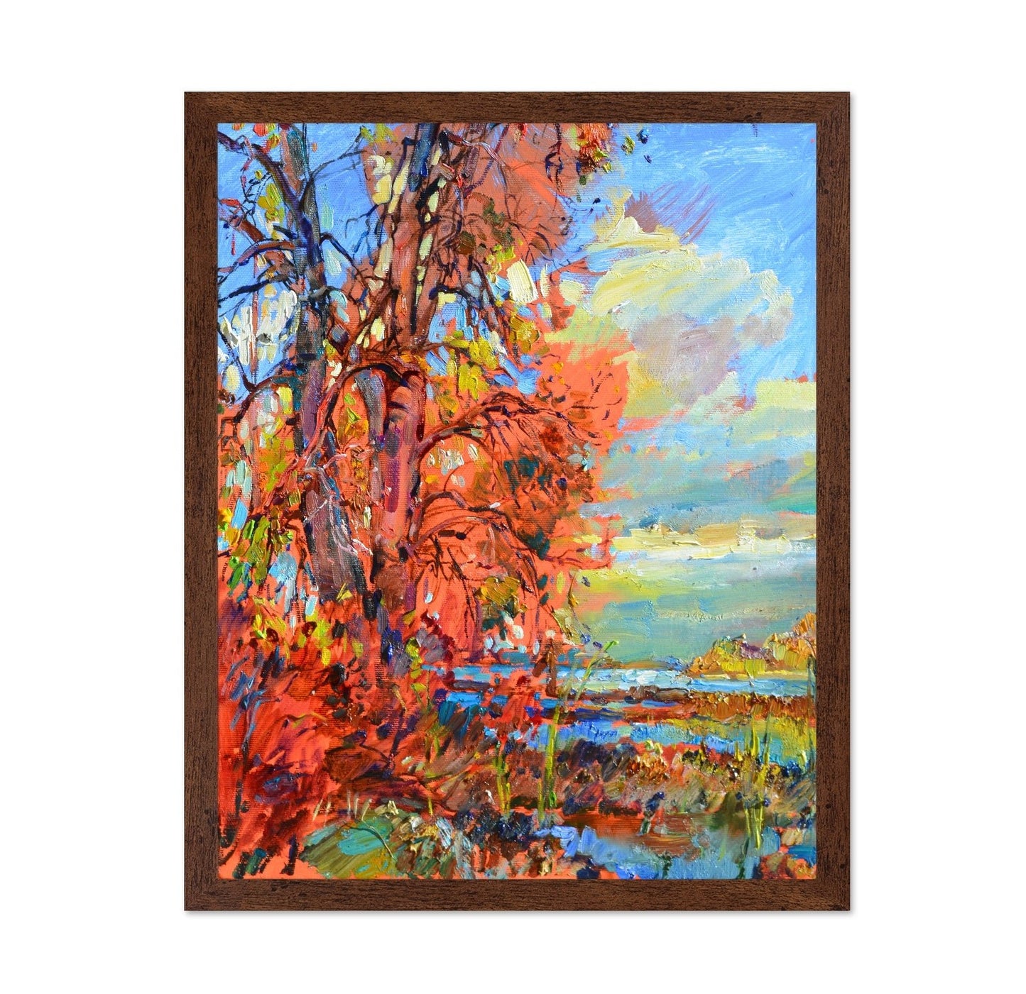 Crimson Tree Landscape