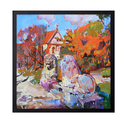 Autumn Garden Lions