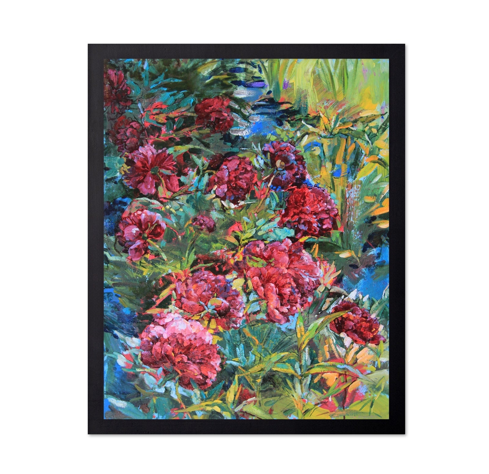 Crimson Garden Blooms
