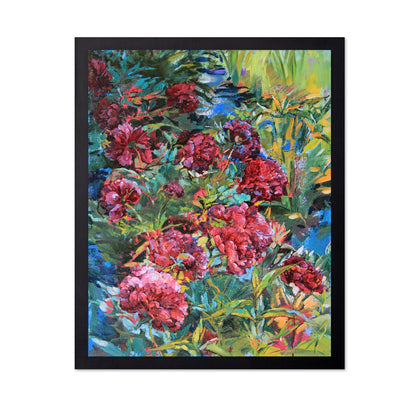 Crimson Garden Blooms
