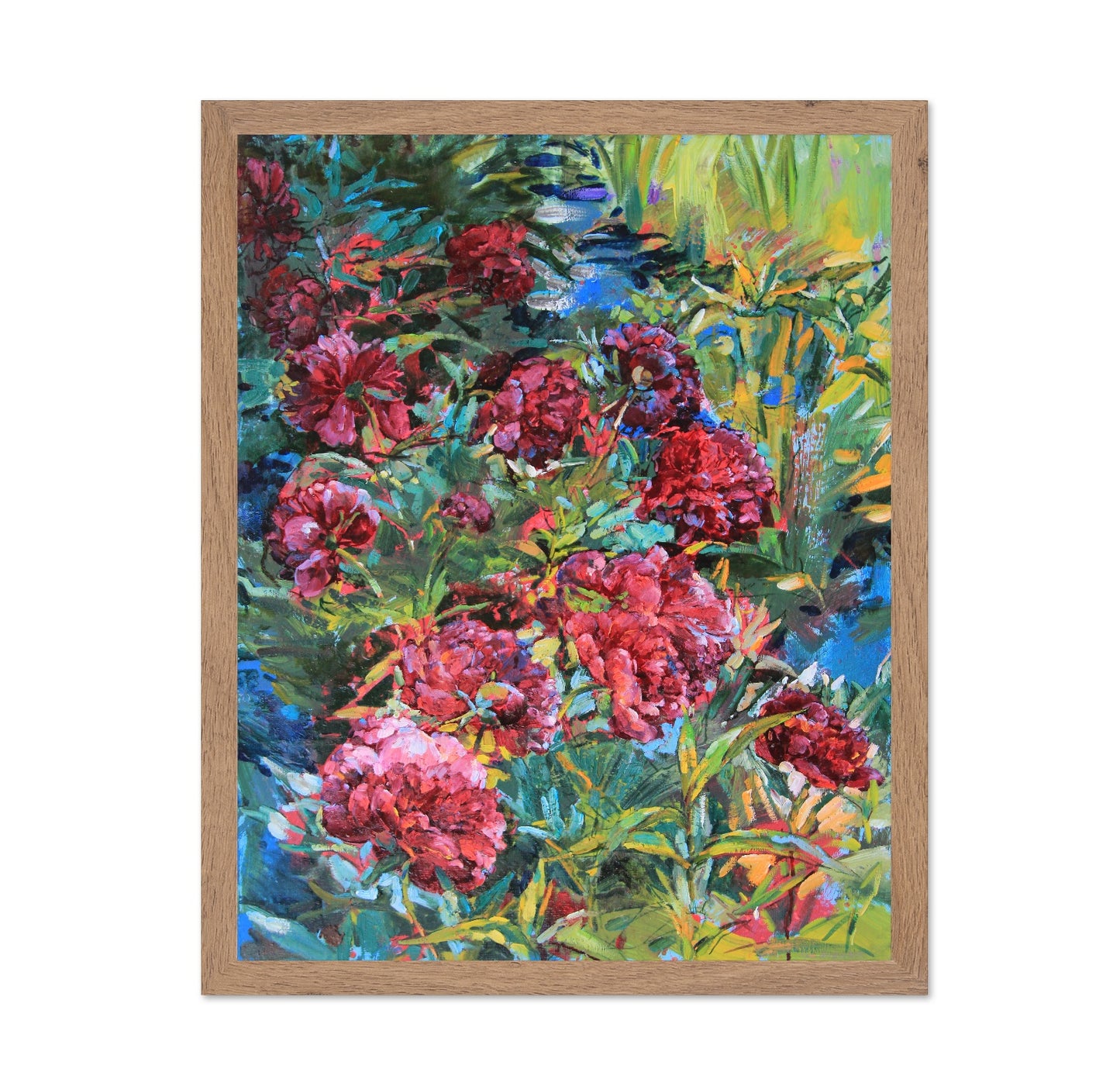 Crimson Garden Blooms