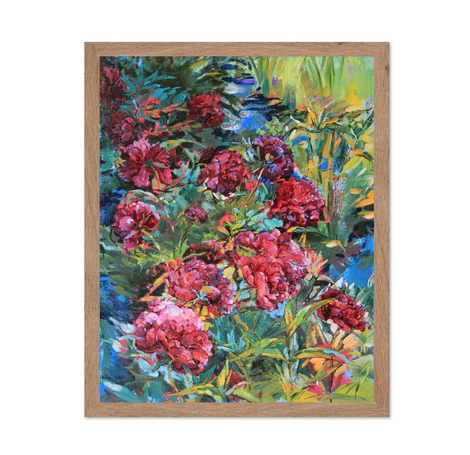Crimson Garden Blooms