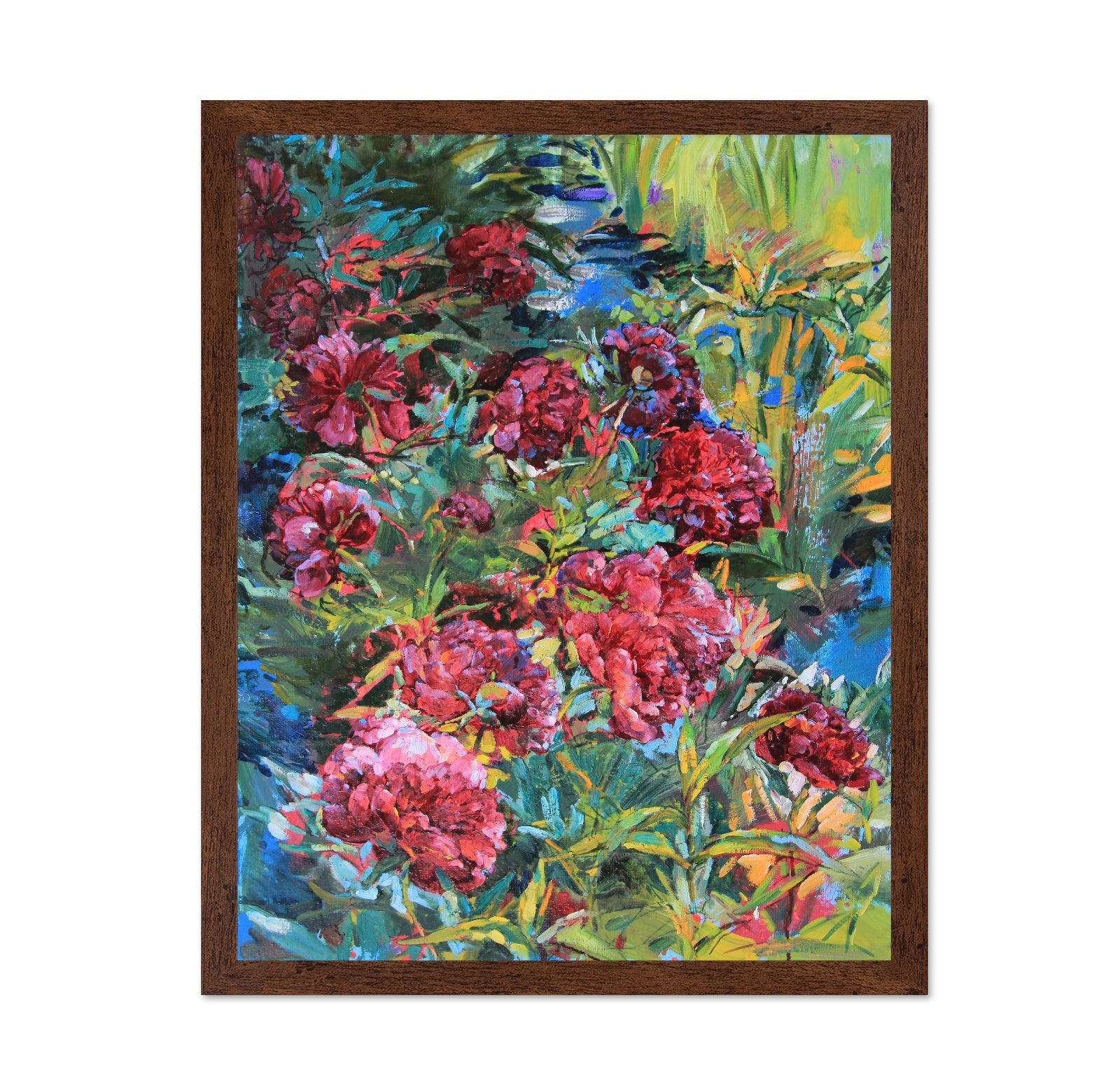 Crimson Garden Blooms