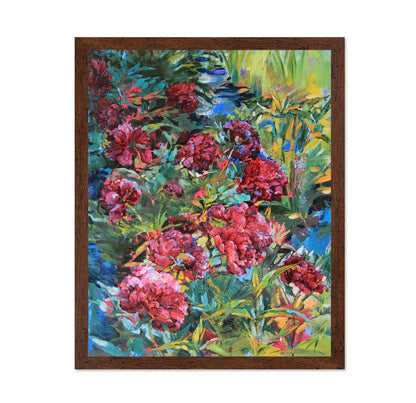 Crimson Garden Blooms