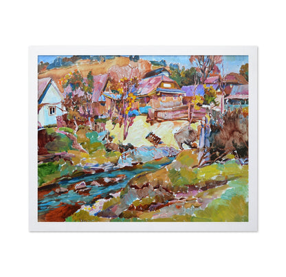 Countryside Stream Village