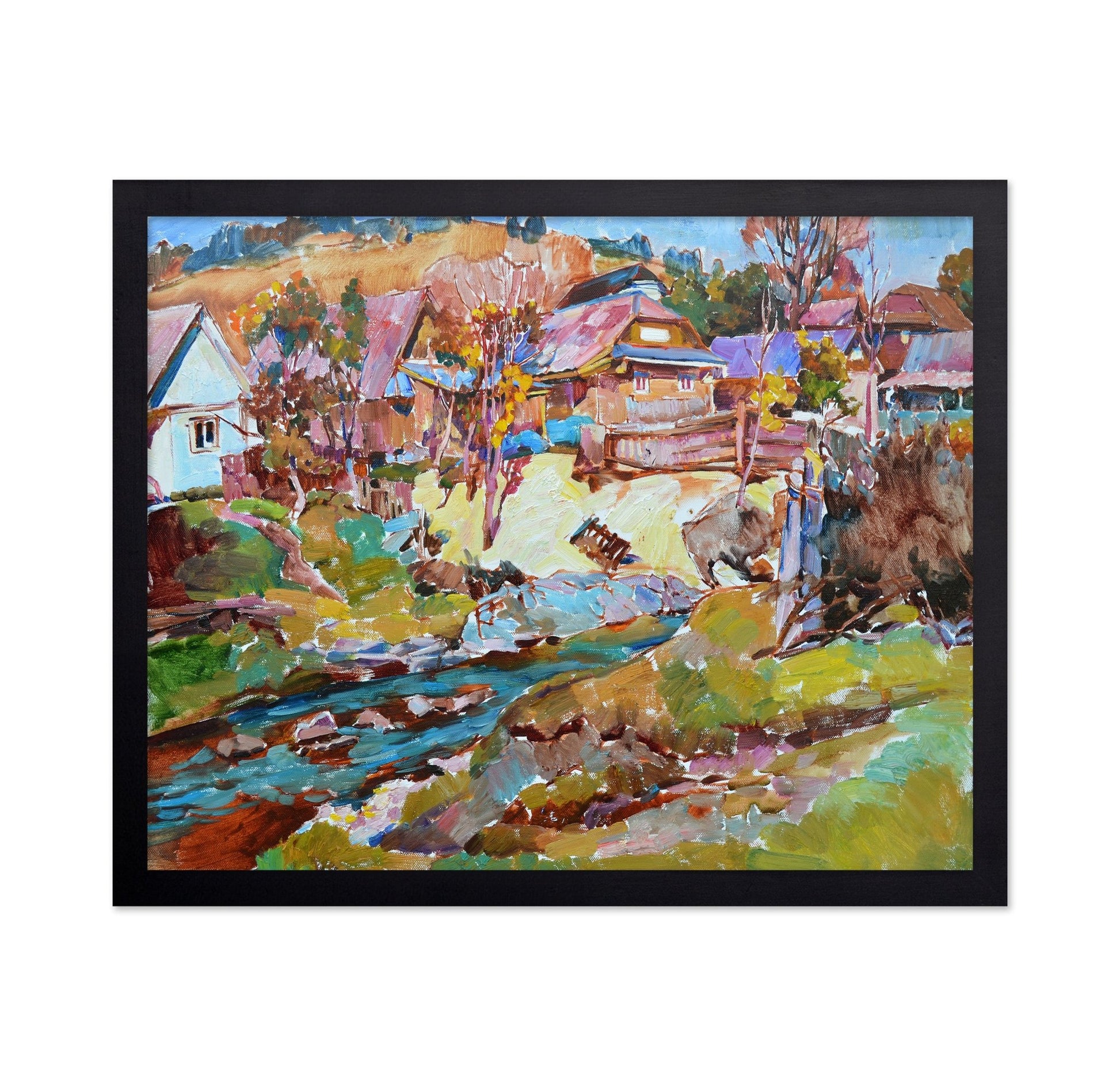 Countryside Stream Village