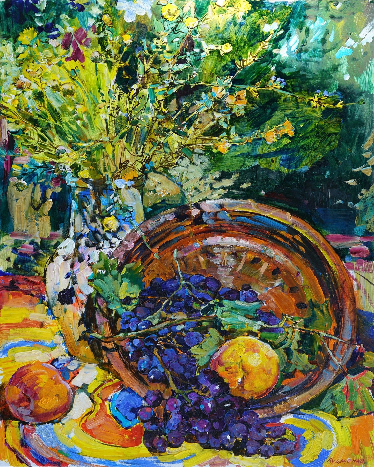 Rustic Fruit Still Life No2
