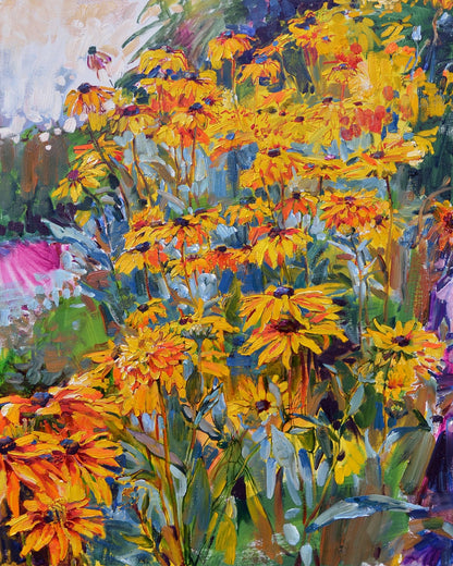 Golden Wildflower Garden