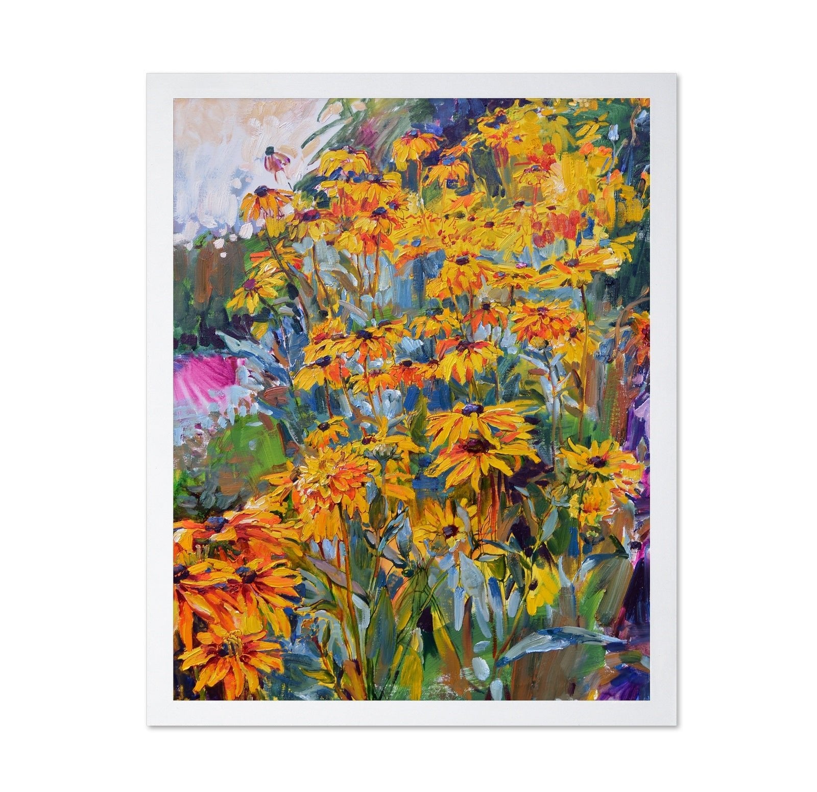 Golden Wildflower Garden