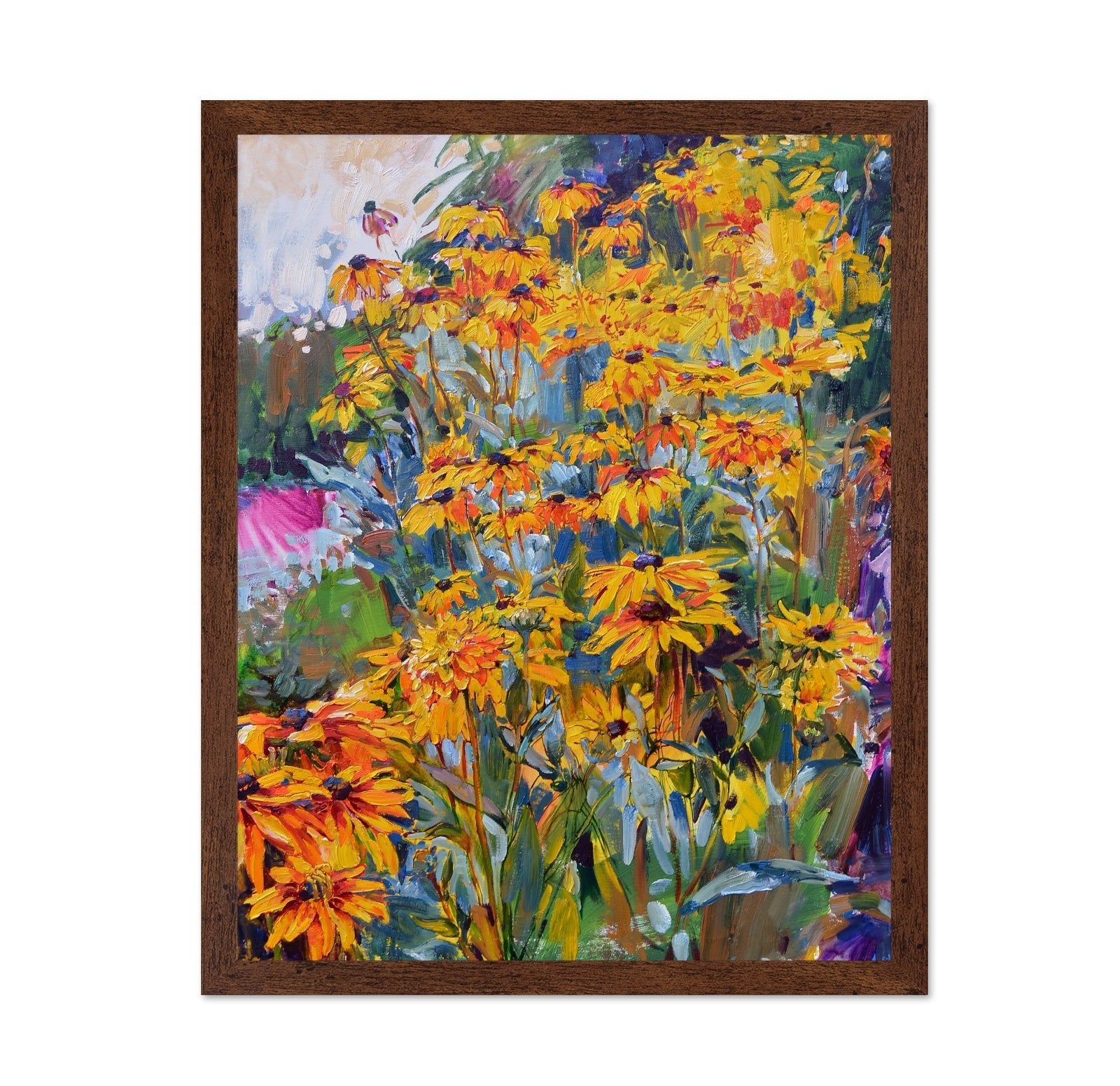 Golden Wildflower Garden