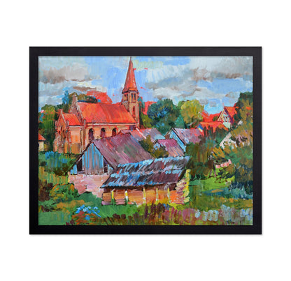 Village Church Landscape