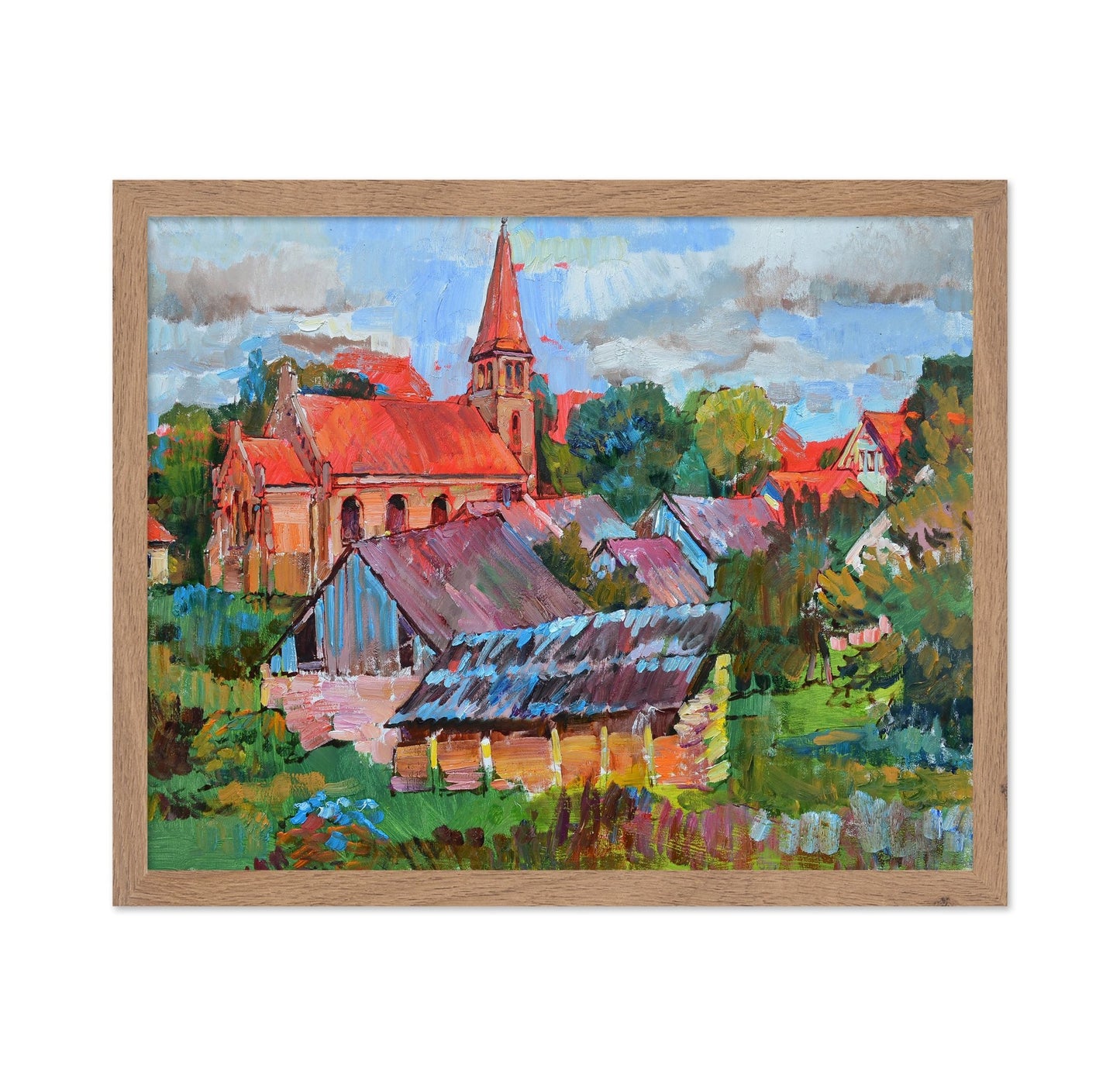 Village Church Landscape