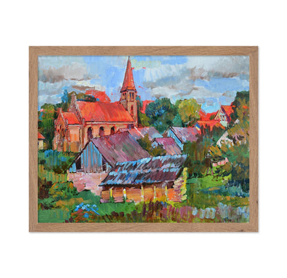 Village Church Landscape