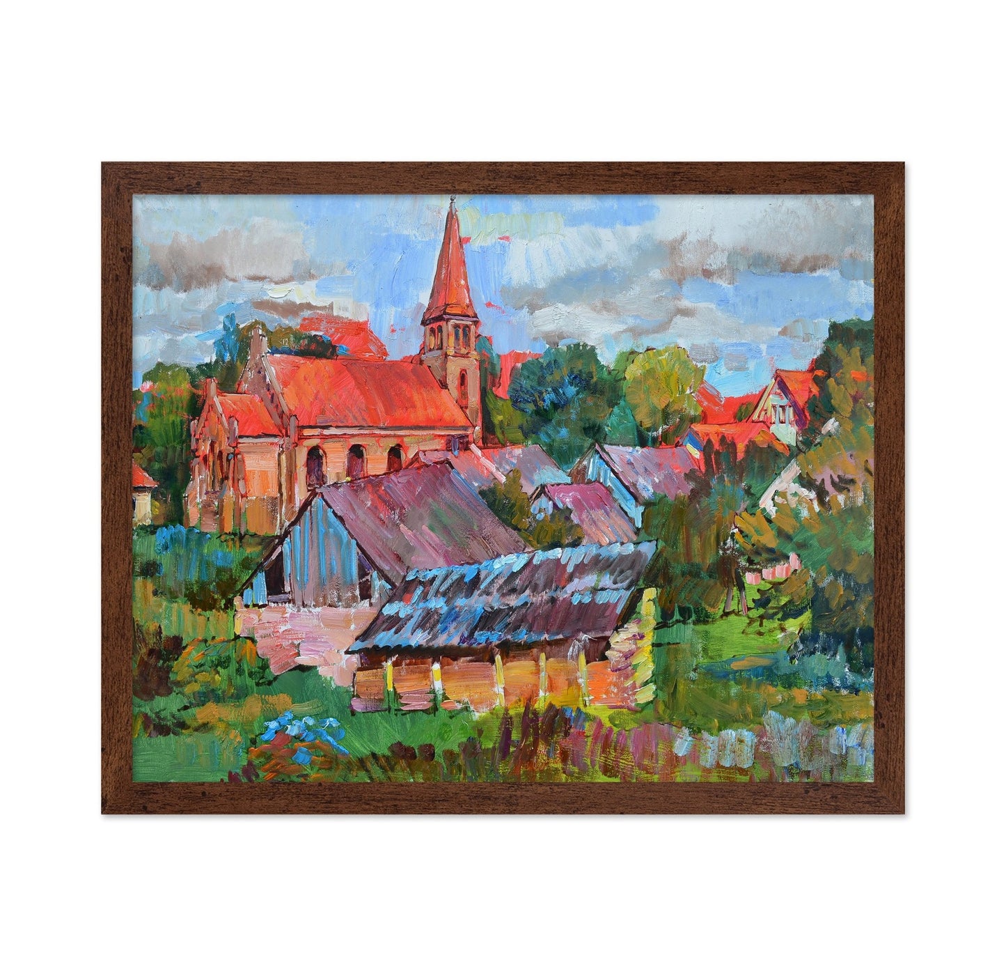 Village Church Landscape