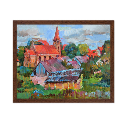 Village Church Landscape