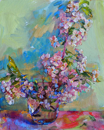 Cherry Blossom Still Life