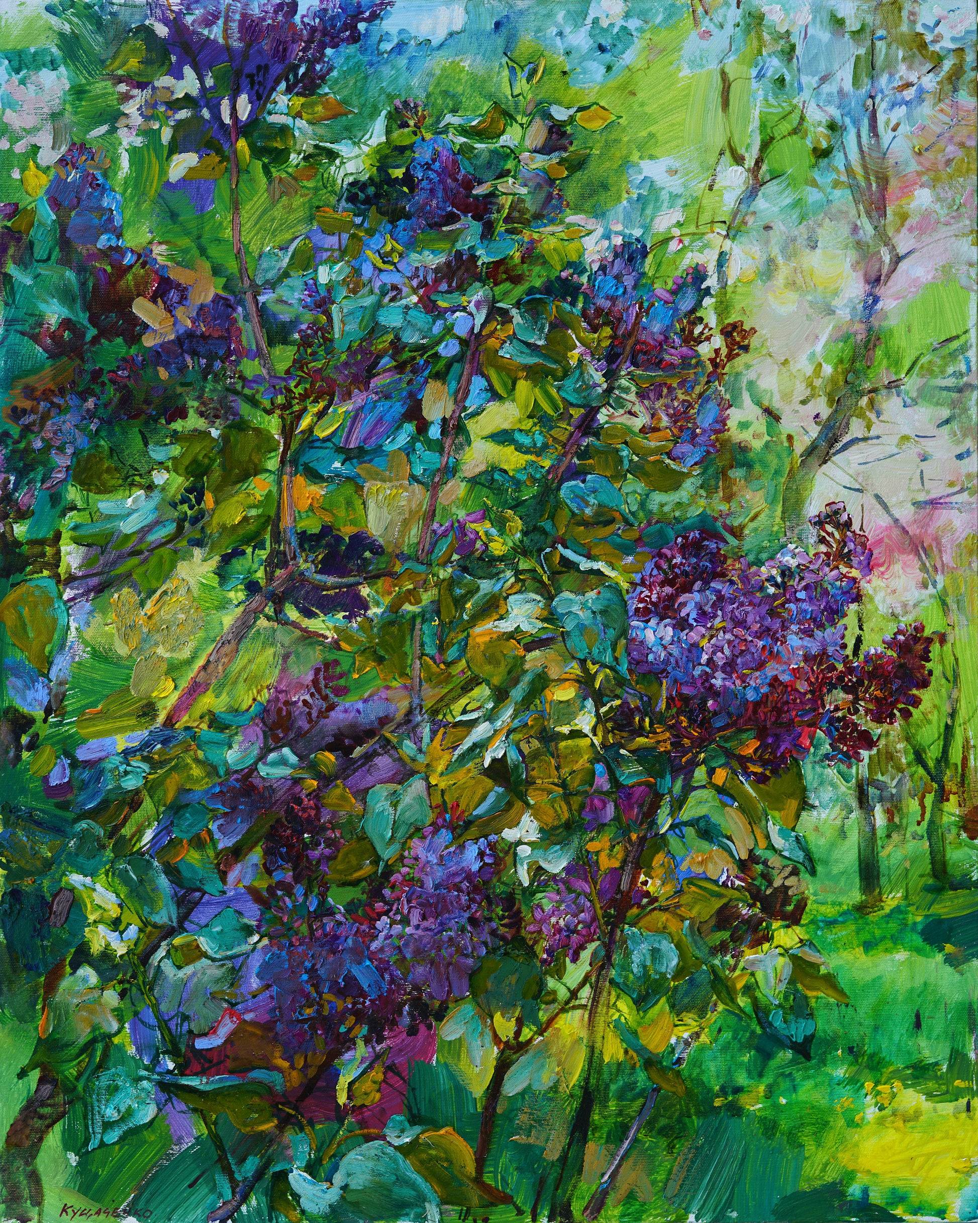 Lush Garden Blossoms