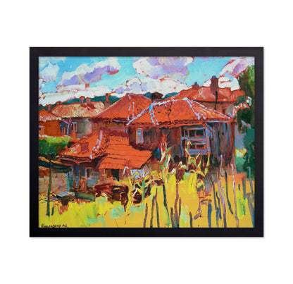 Rustic Village Rooftops