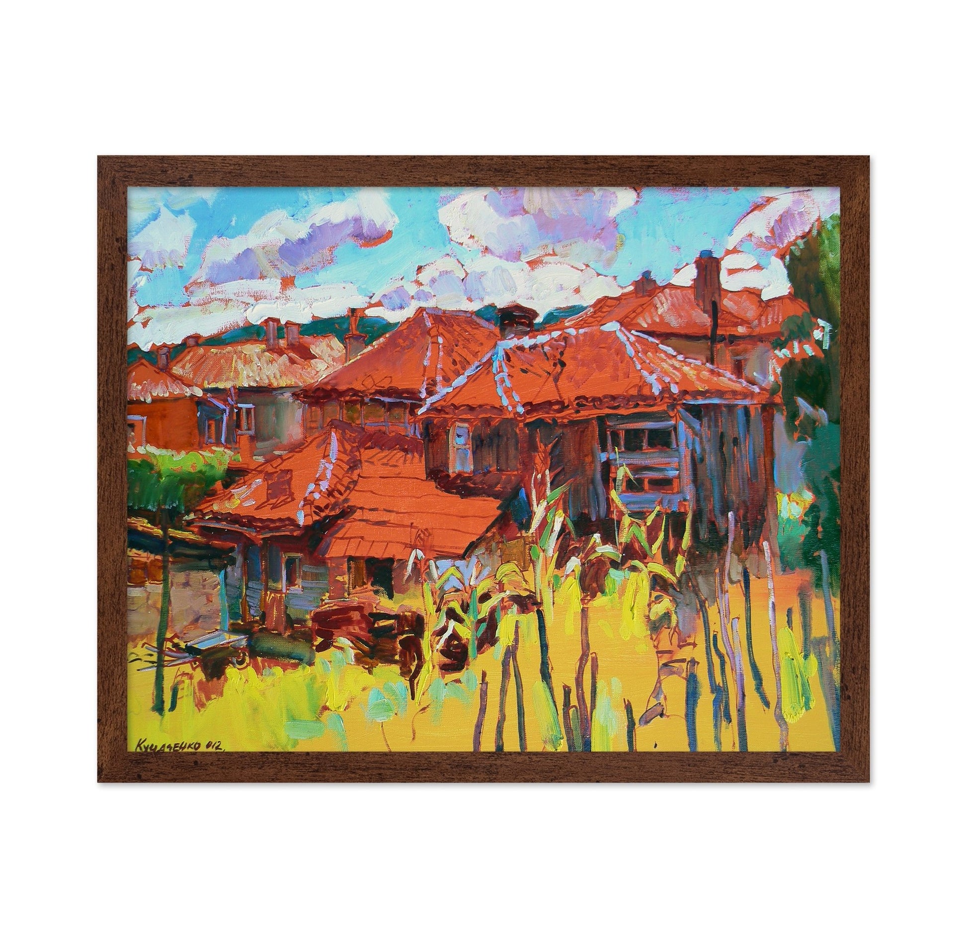Rustic Village Rooftops