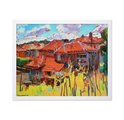 Rustic Village Rooftops