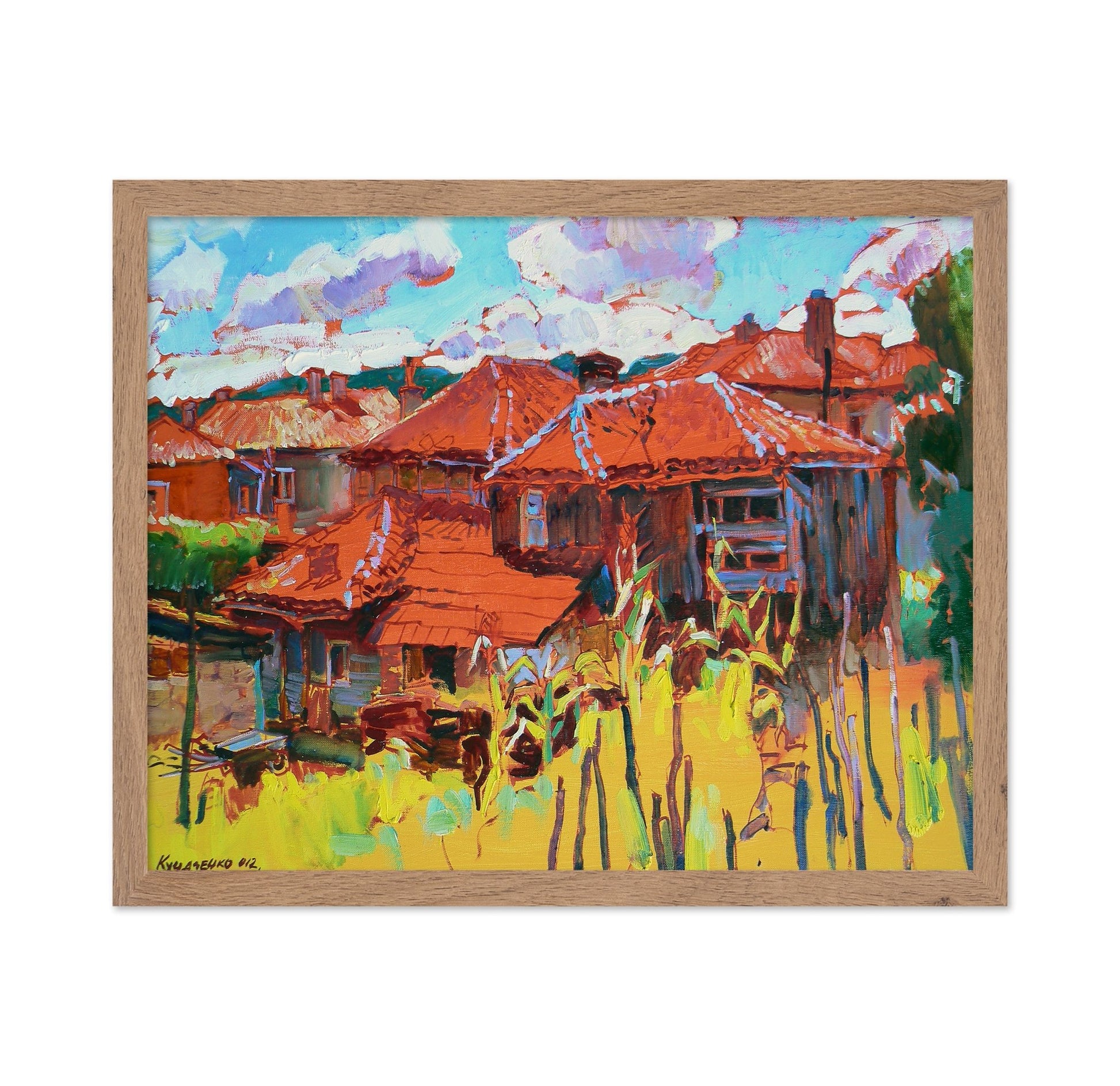 Rustic Village Rooftops