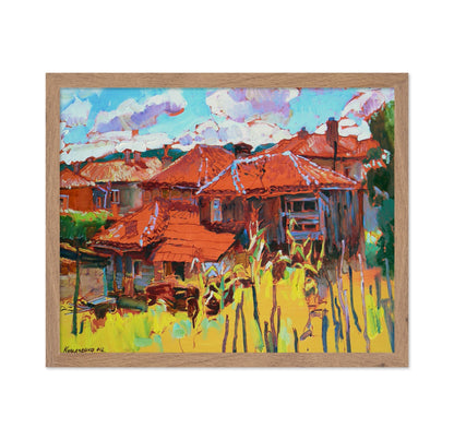 Rustic Village Rooftops