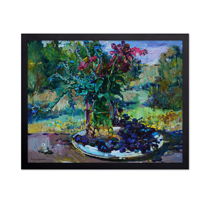 Floral Still Life Vase