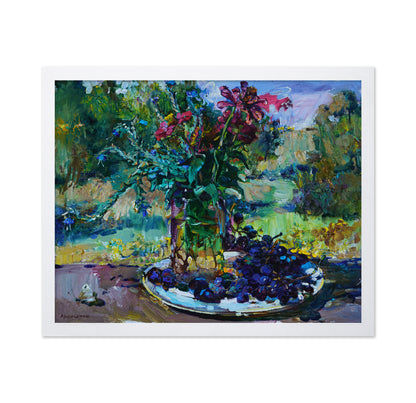 Floral Still Life Vase