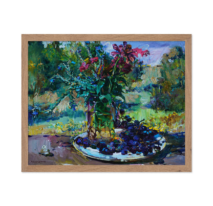 Floral Still Life Vase