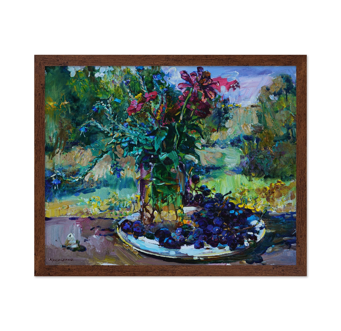 Floral Still Life Vase