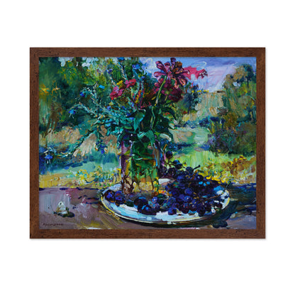Floral Still Life Vase