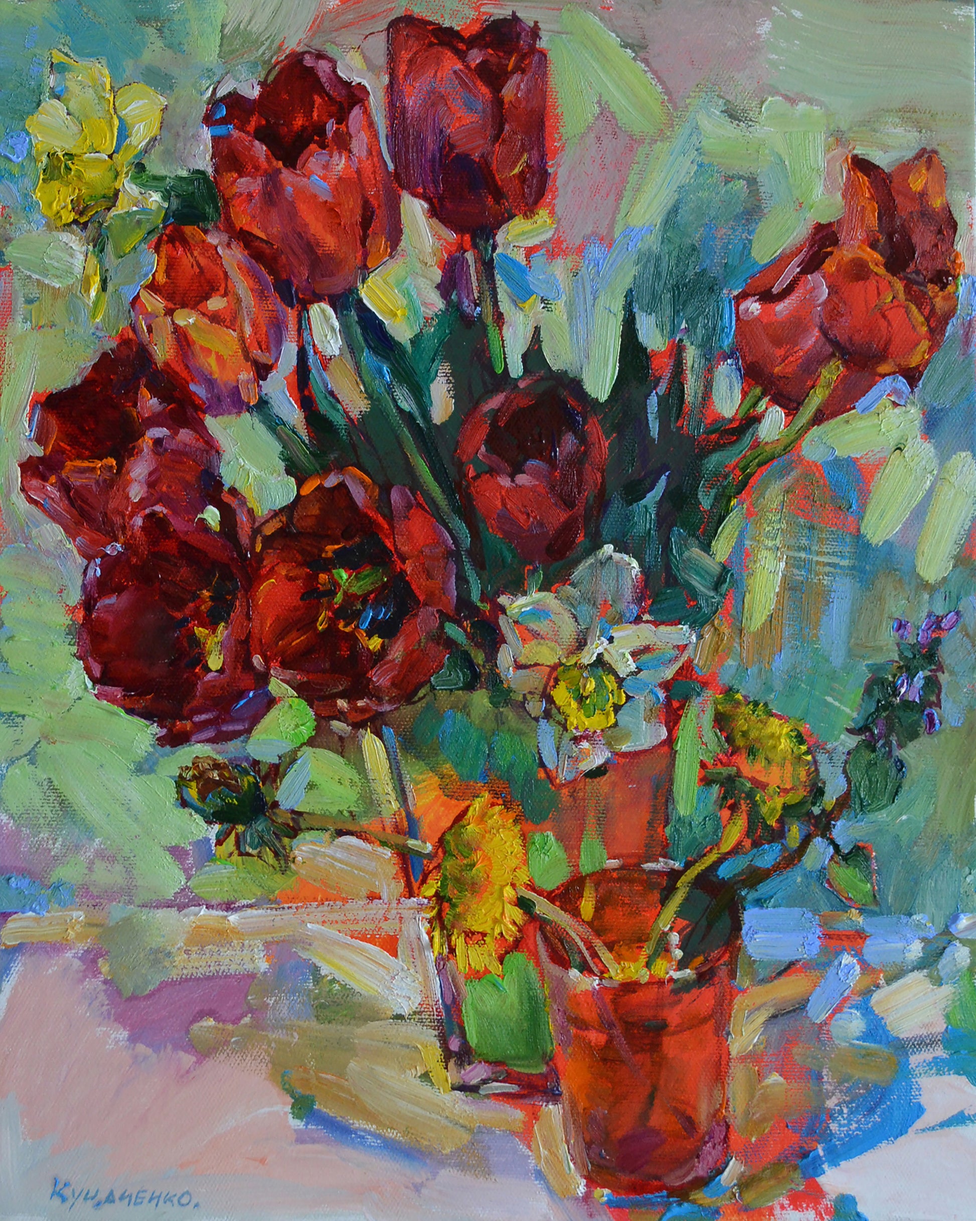 Red Tulip Bouquet