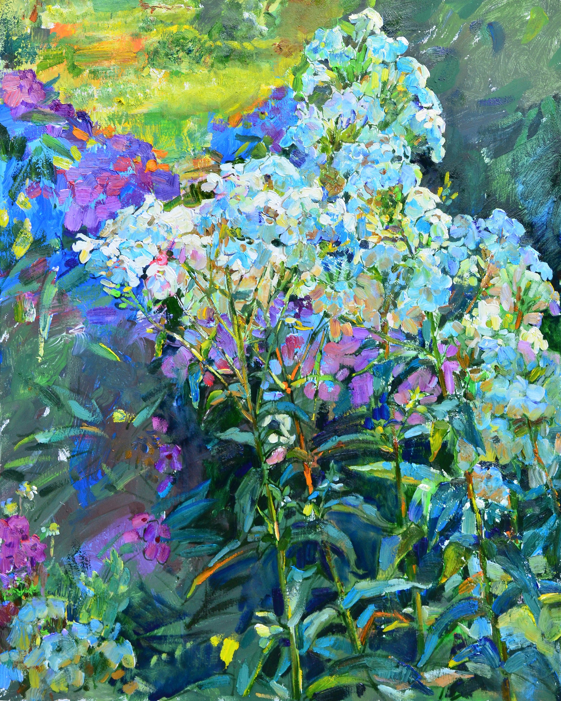 Blue Garden Blooms