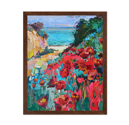 Coastal Floral Cliffs