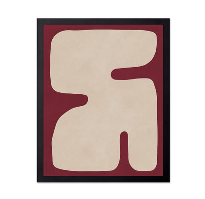 Abstract Cream Figure