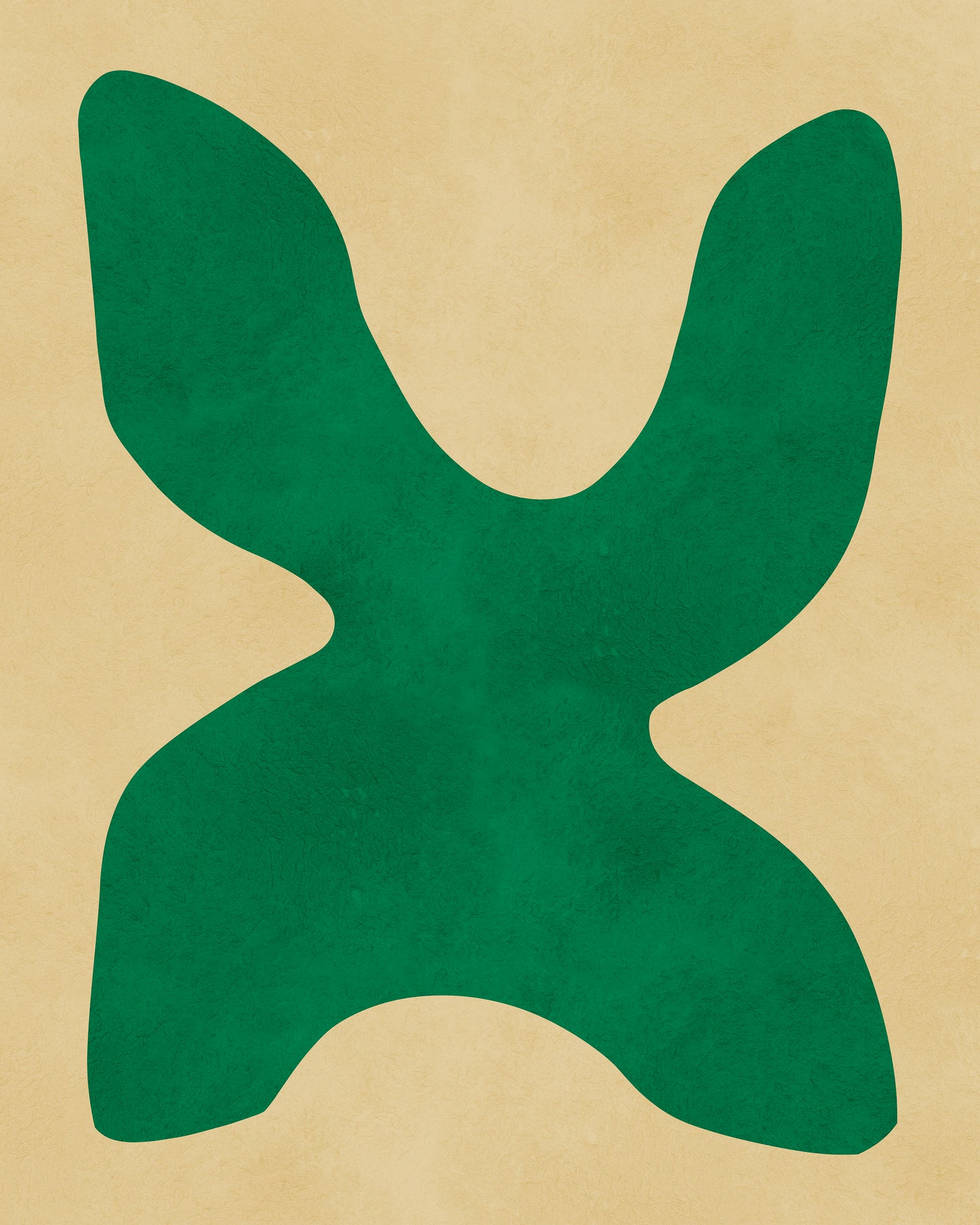 Green Abstract Figure