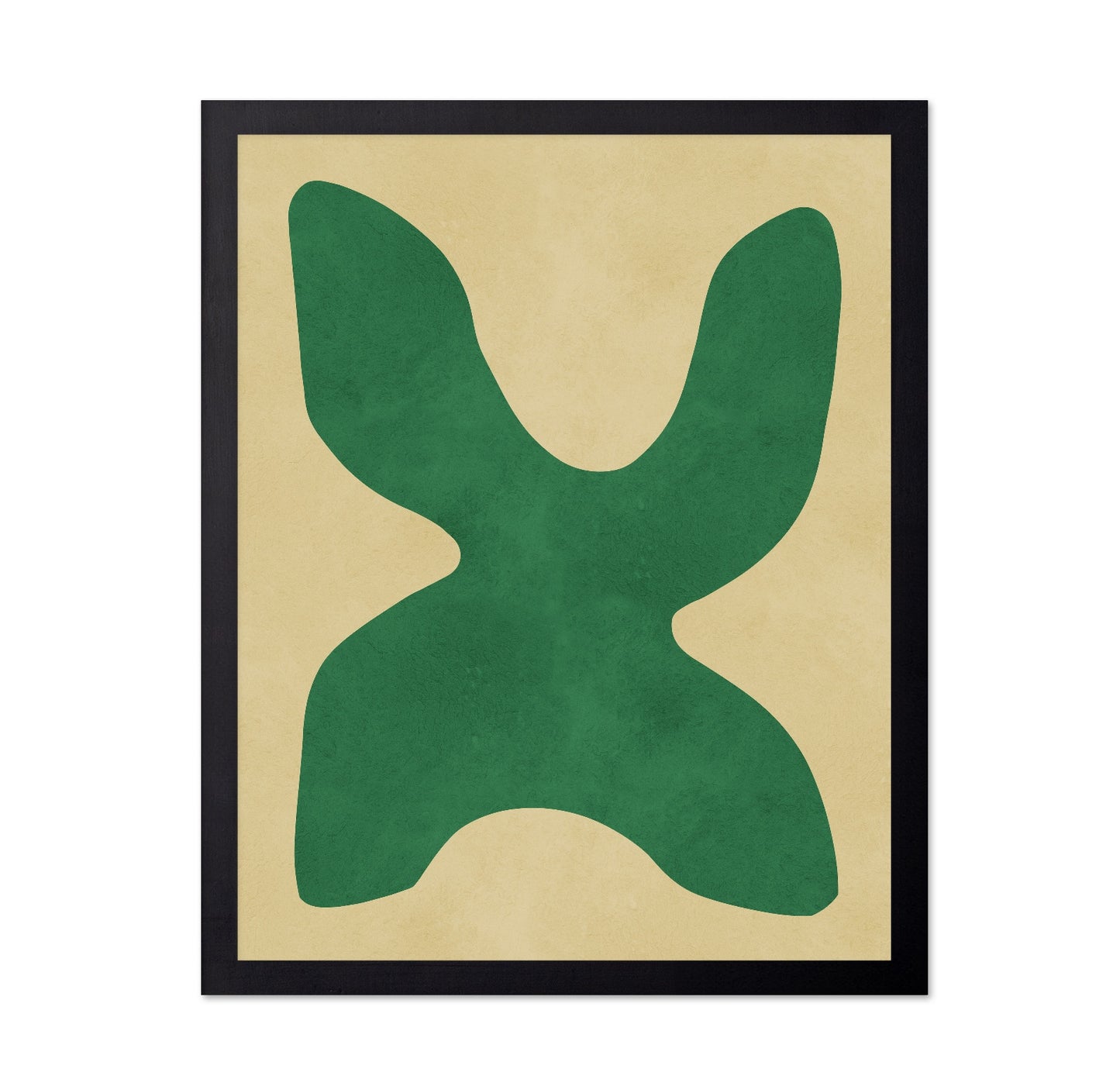 Green Abstract Figure