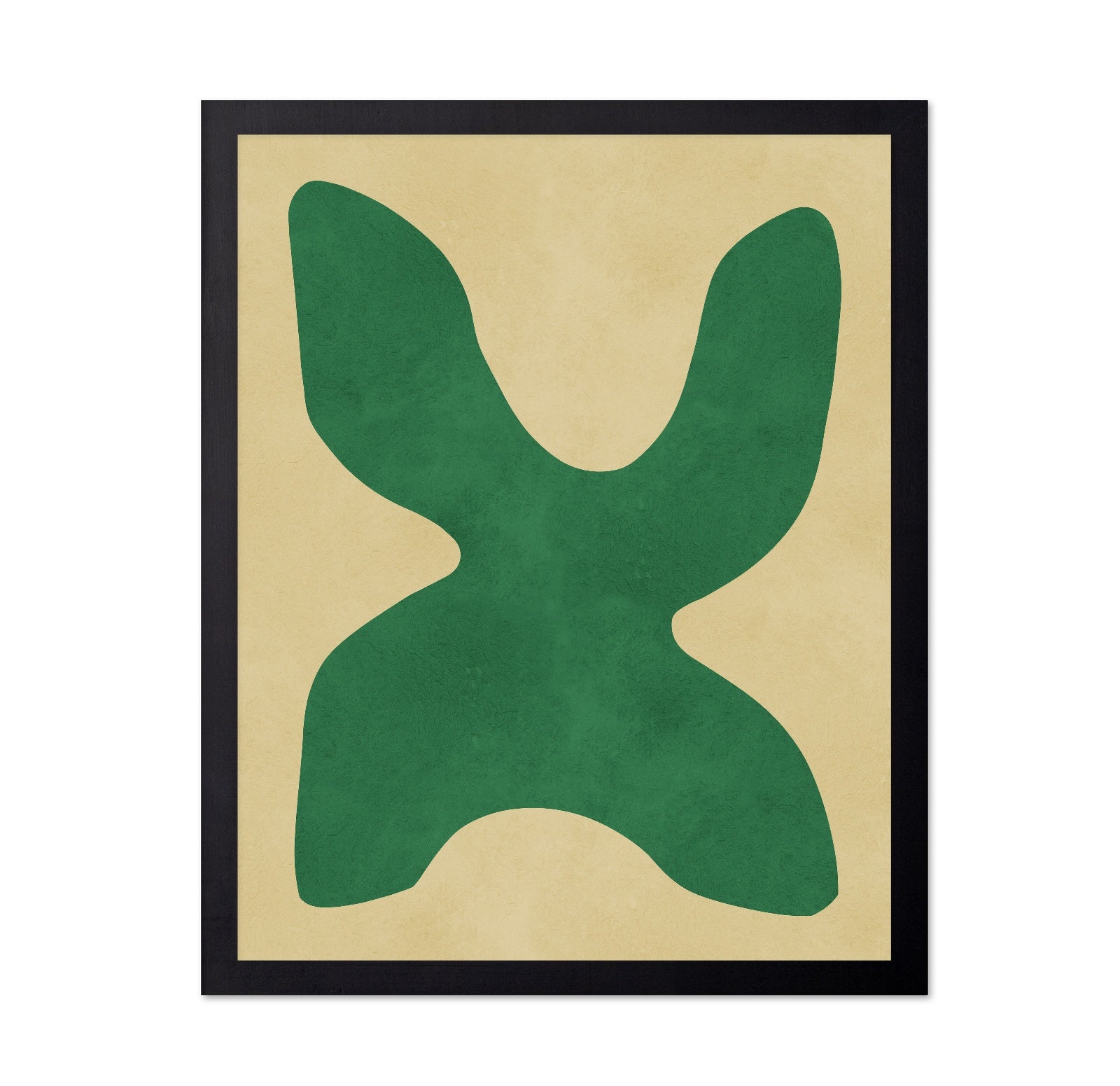 Green Abstract Figure