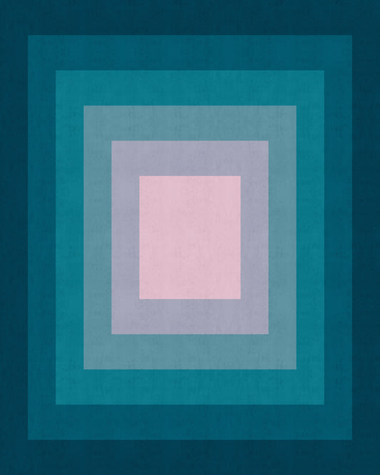 Teal Square Layers