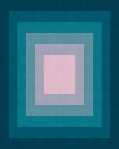 Teal Square Layers
