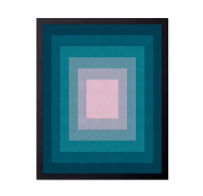 Teal Square Layers