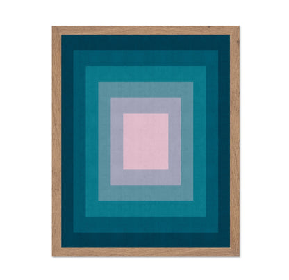 Teal Square Layers