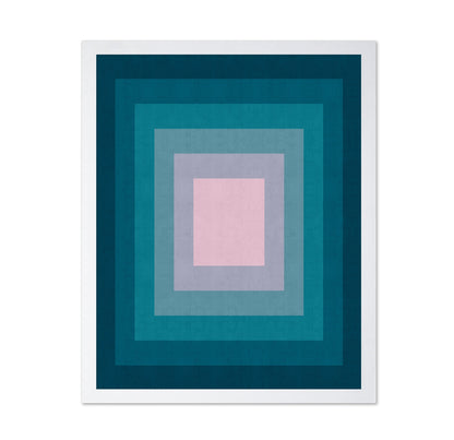 Teal Square Layers