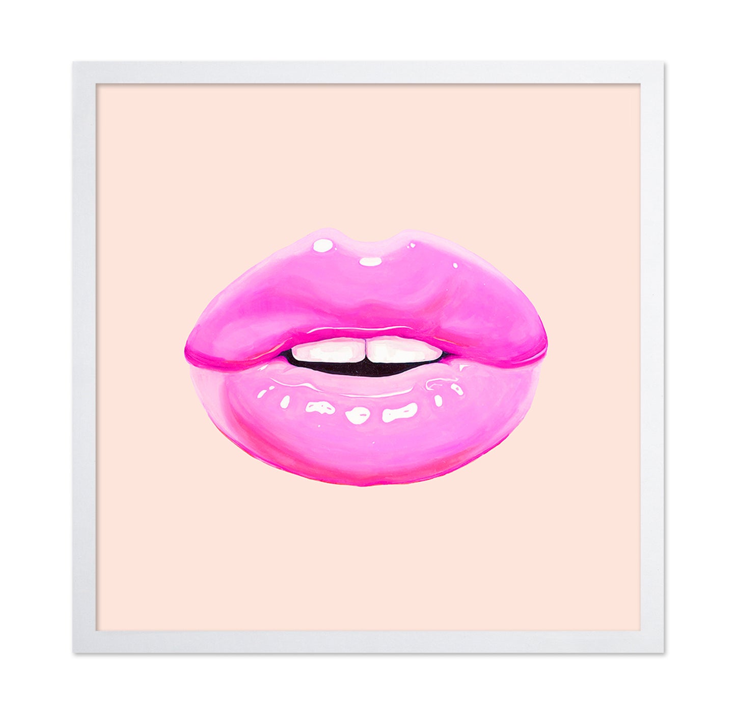 Pink Glossy Lips